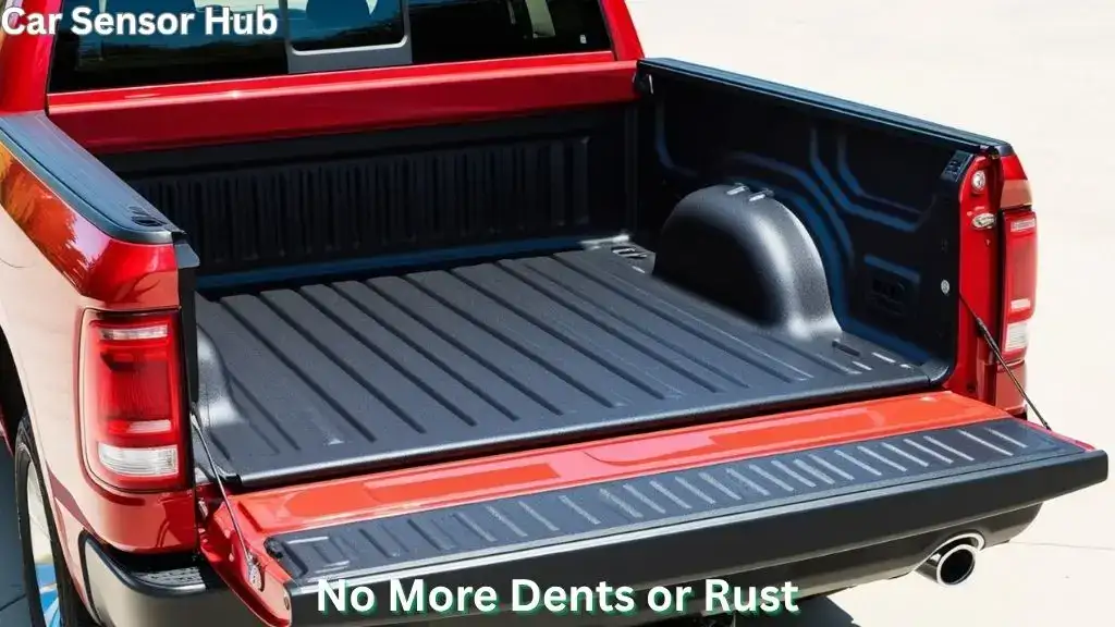 Ram 1500 truck bed with spray-on liner installed for heavy-duty protection