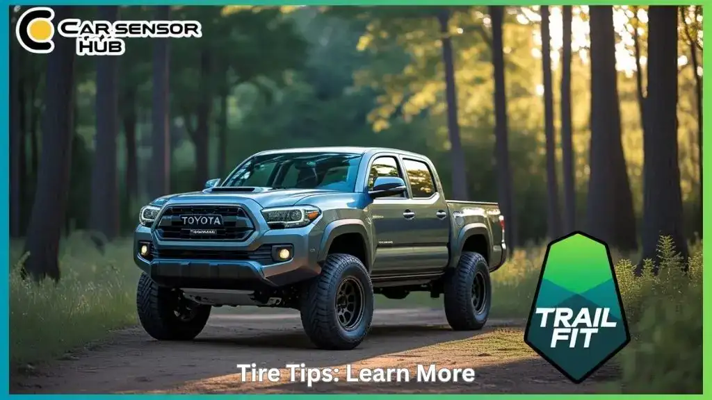 Stock Tires on Toyota Tacoma at Forest Trail