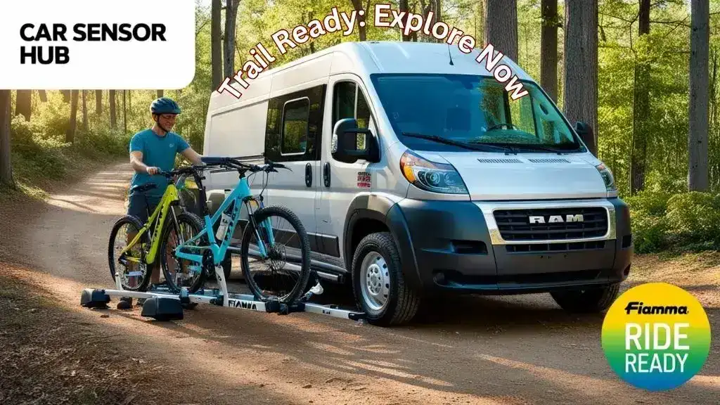 Bike Racks Designed for Ram Promaster van carrying mountain bikes