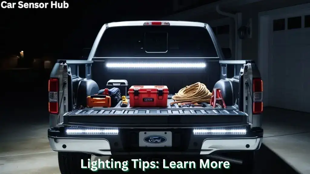 OEM-style bed lighting kit installed in a Ford F-150