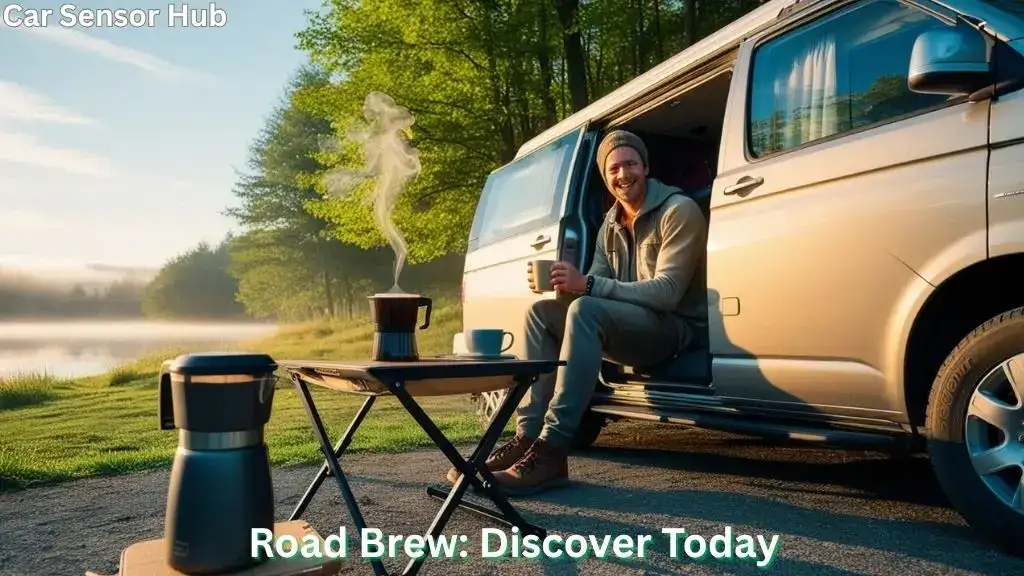 Portable coffee maker used during a car camping trip