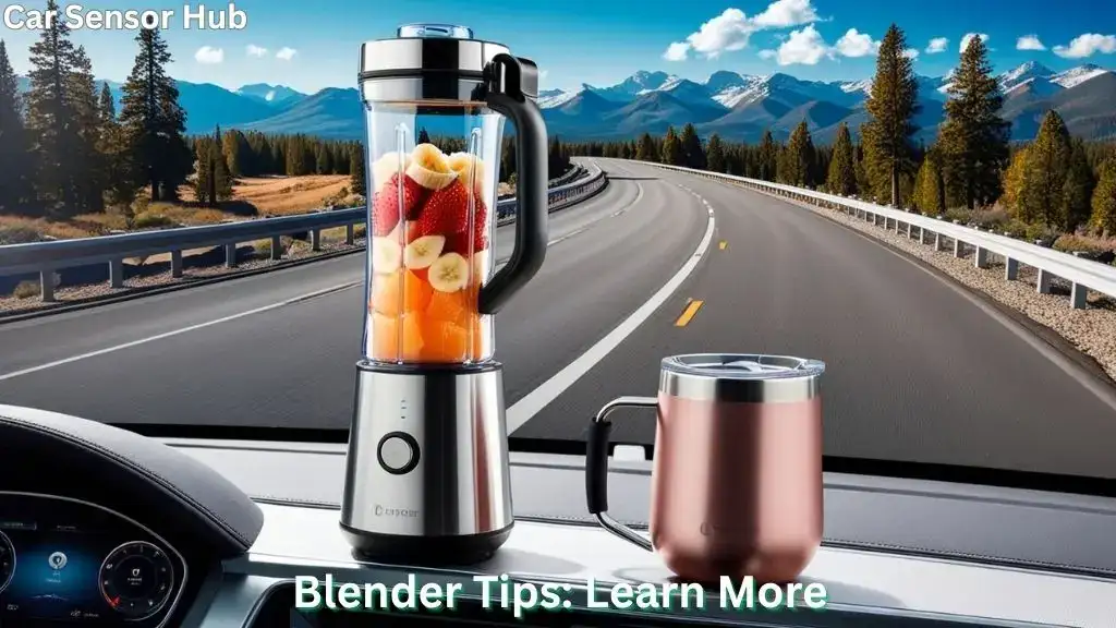 Portable rechargeable blender used during car travel and outdoor camping