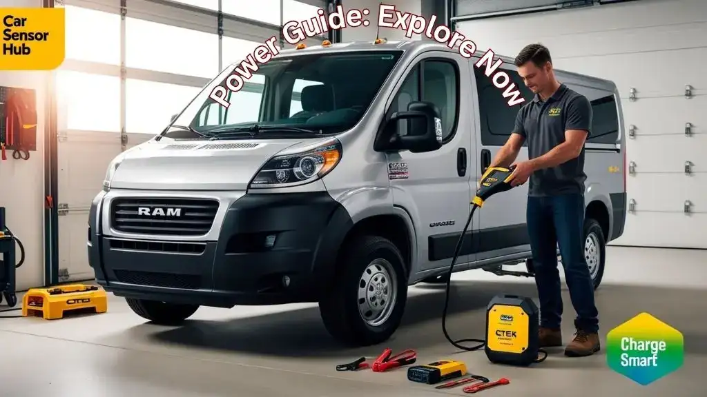 Ram Promaster Battery Chargers Buying Guide with smart tools in garage