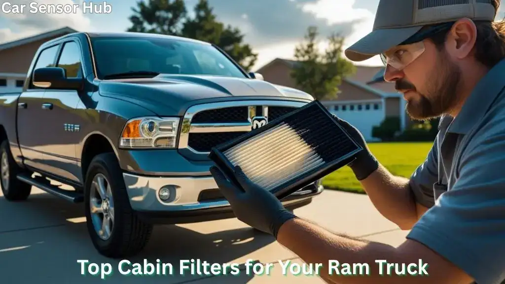 Replacing dirty cabin air filter in a Ram 1500 truck cabin