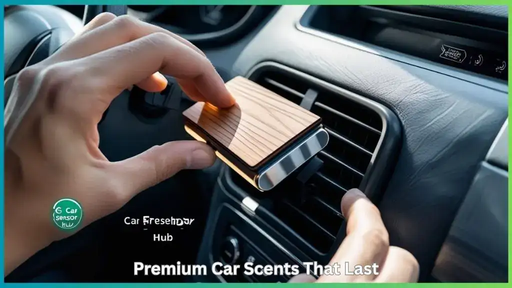 Installing Drift Car Air Freshener Kit on dashboard vent