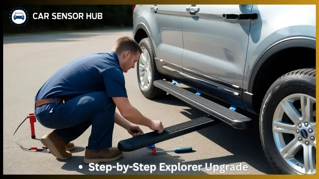 DIY installation of running boards on a Ford Explorer SUV