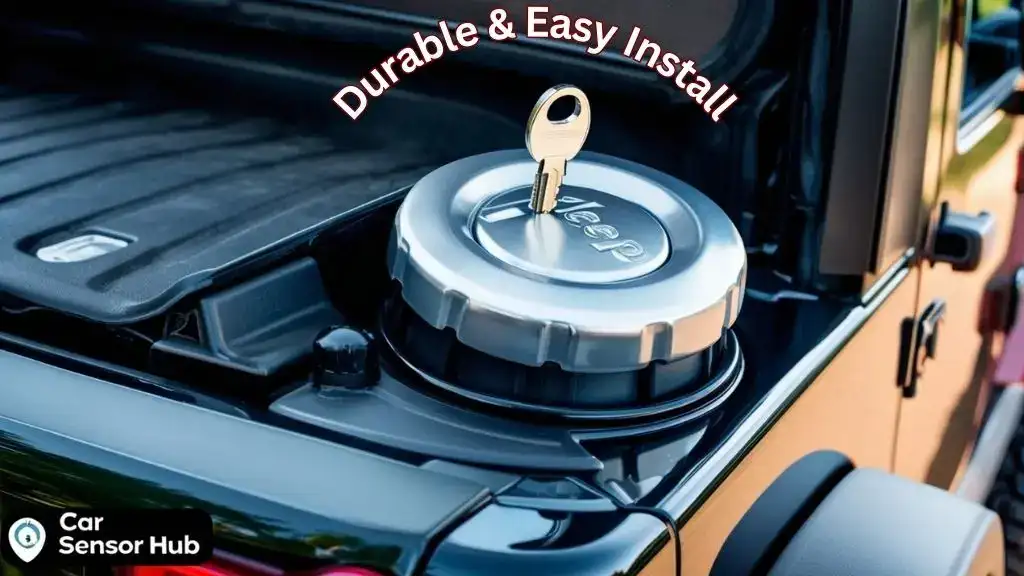 Jeep Wrangler locking gas cap replacement for anti-theft fuel security