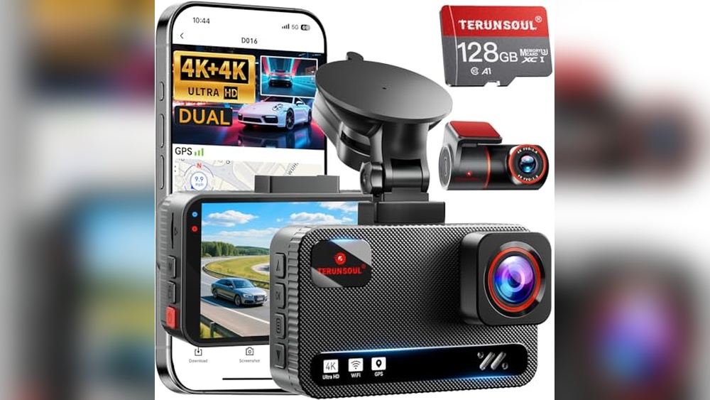 4K Dash Cam Front And Rear Black Friday Deal
