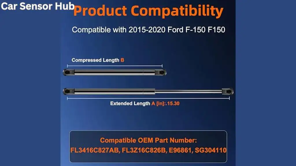 Hood Struts Ford F-150 Replacement