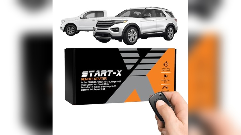 Ford F-150 plug and play remote start kit being installed under-dash with simple harness in a real DIY setup