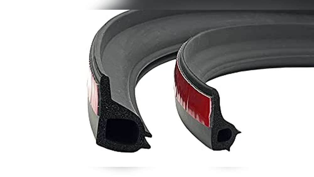 A premium EPDM rubber tailgate seal installed on a Ford F-150 to prevent snow and moisture from entering the truck bed.