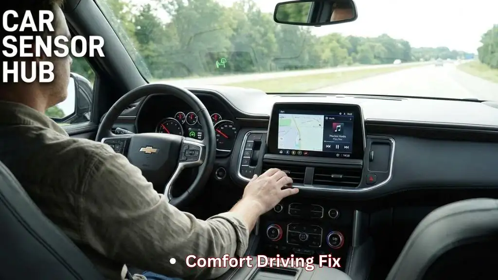 How to Disable Chevrolet Tahoe Auto Start-Stop by adjusting dashboard controls inside a Chevrolet Tahoe during normal driving