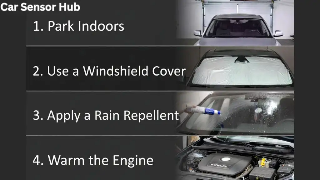 how to prevent frost on windshield overnight