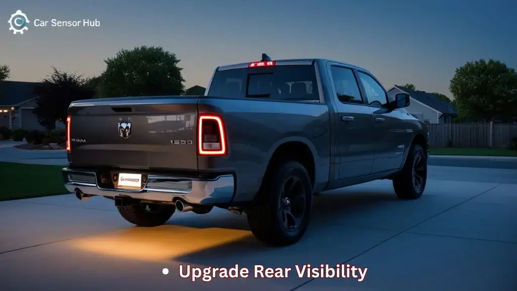 Ram 1500 tail light upgrade plug and play with LED lighting