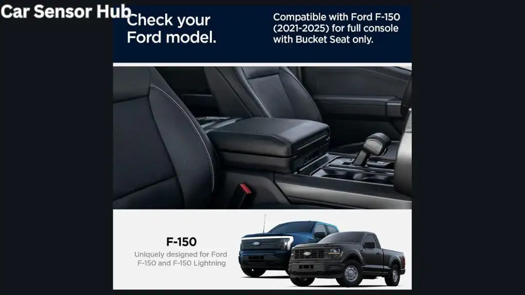 Ford F-150 console organizer