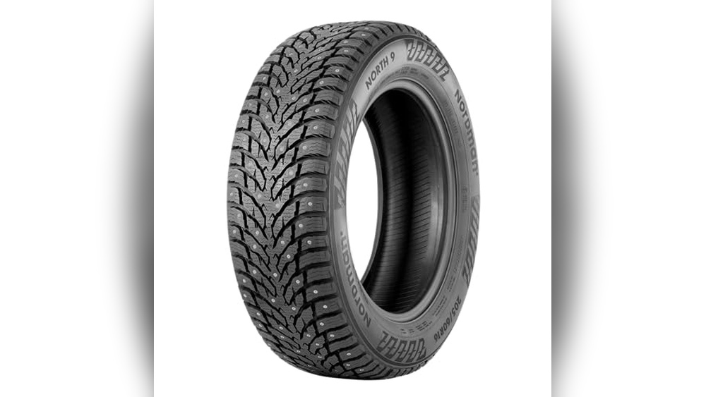 studded snow tires for icy roads