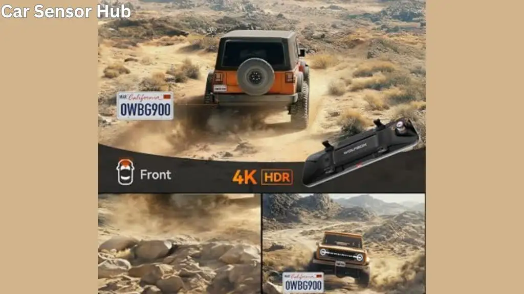 WOLFBOX G900 Tripro Mirror Dash Cam 4K 3-Channel