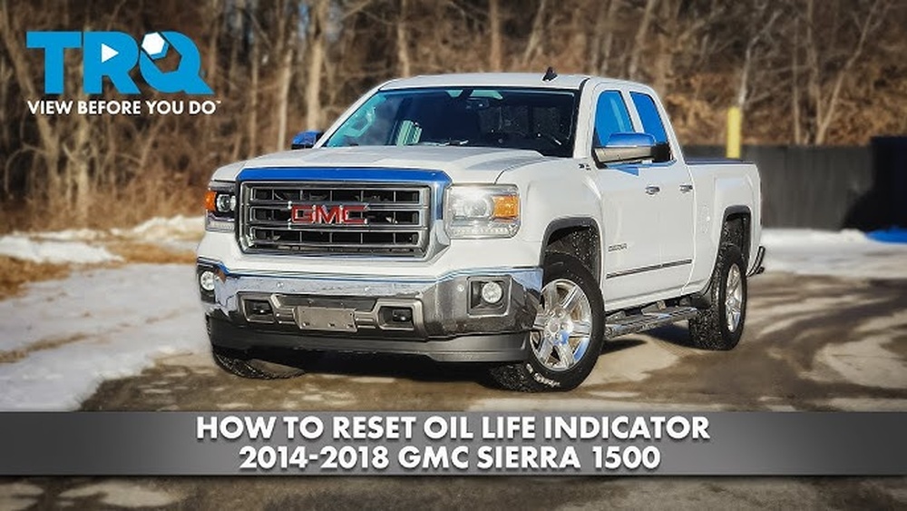 how to reset maintenance light on gmc sierra 1500