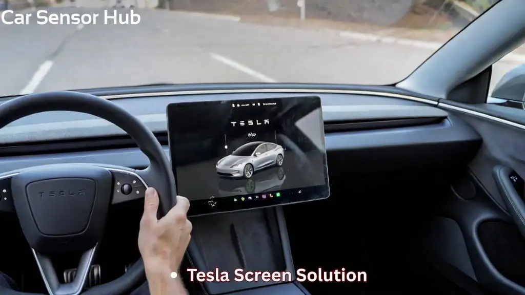 How to Reset Tesla Model 3 Touchscreen showing reboot screen while driver holds steering wheel buttons
