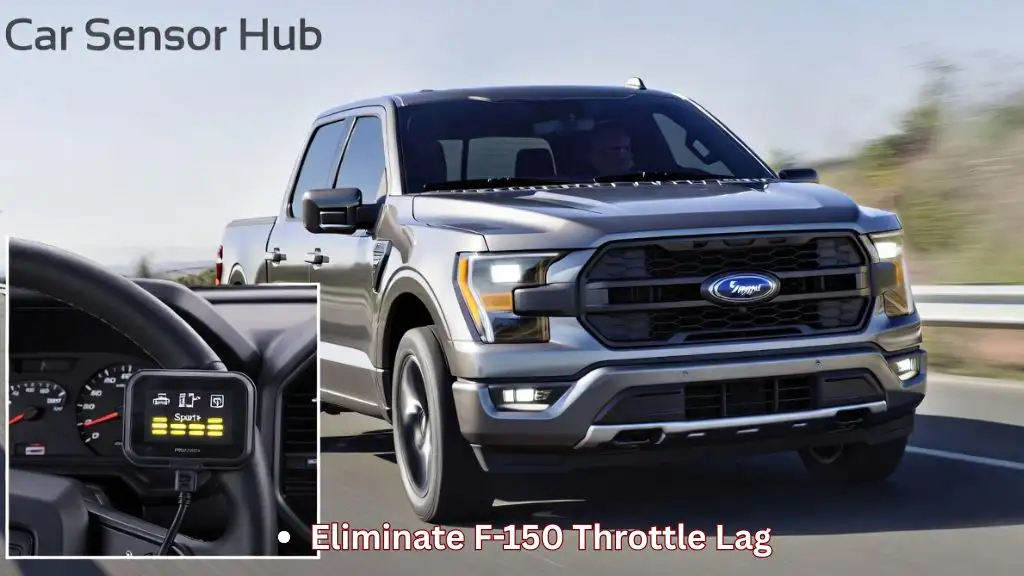 A Pedal Commander PC18 Bluetooth throttle response controller installed in a Ford F-150 to improve acceleration and remove pedal delay.