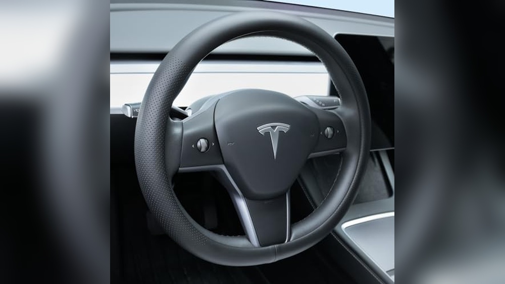 steering wheel cover tesla model 3