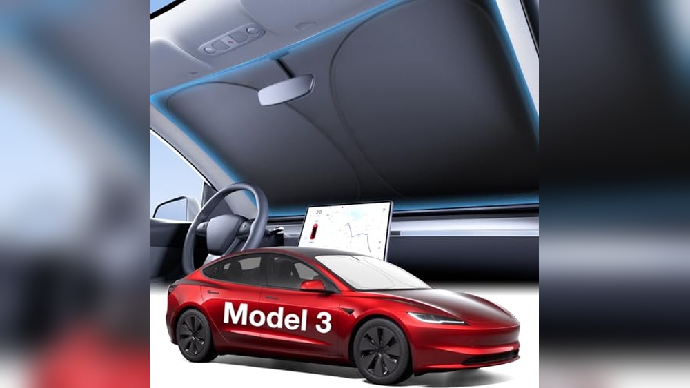 windshield sunshade tesla model 3