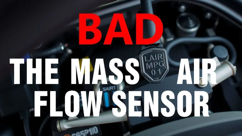 Symptoms of a bad mass air flow sensor and low MPG: Diagnosis