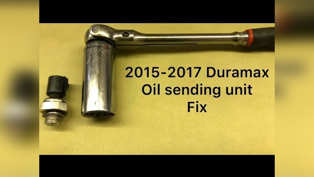duramax oil pressure sensor location and