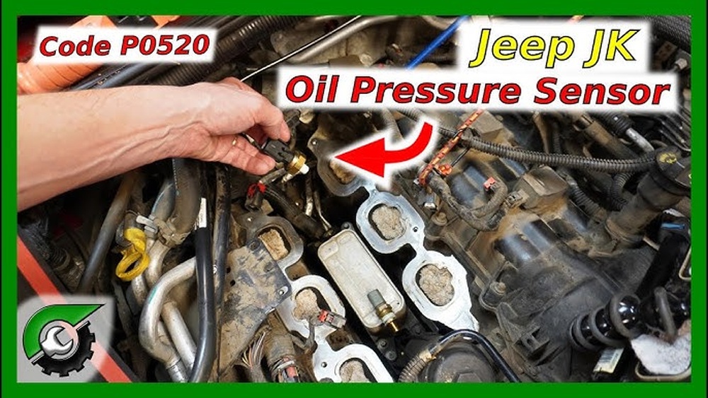 check engine light on oil pressure sensor code