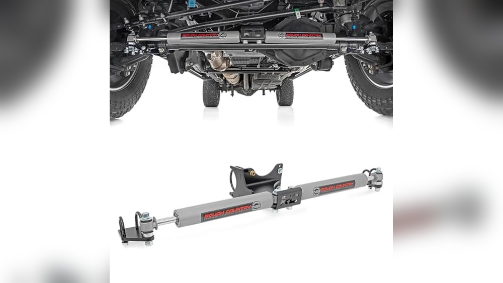 Dual Steering Stabilizer for Ford F350 Super Duty