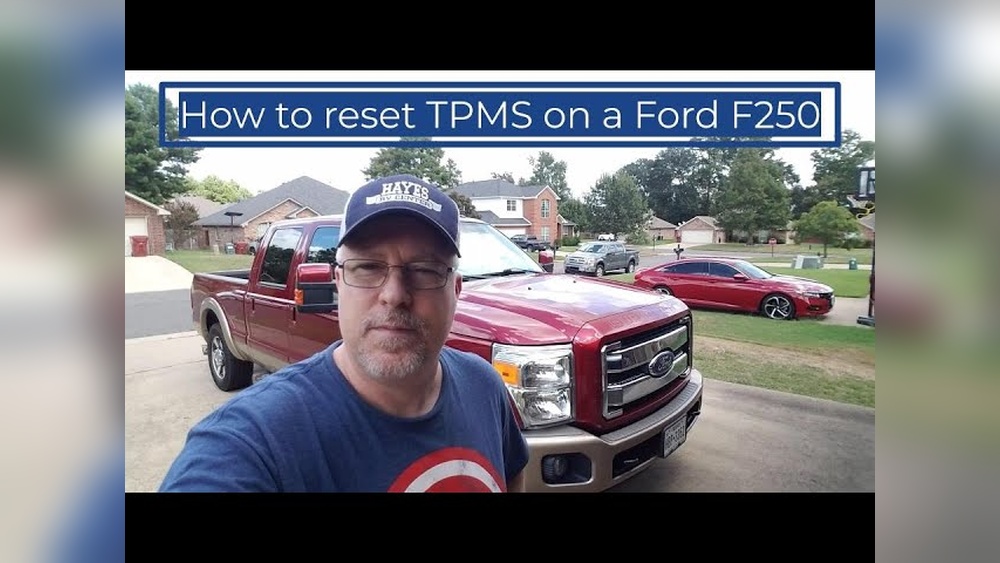 ford f250 super duty tpms reset procedure by year