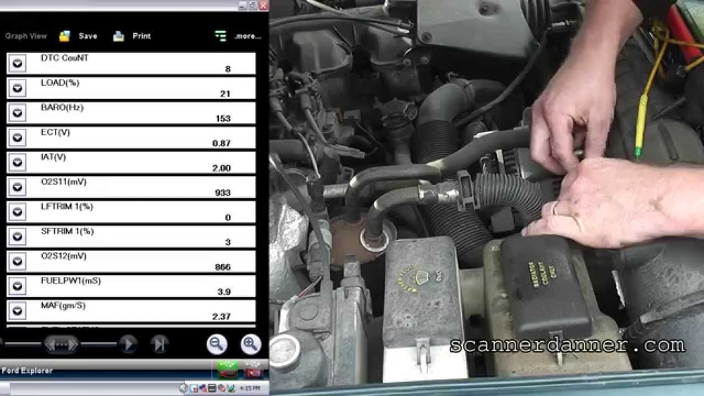 Testing Ford F-150 MAF Sensor With Multimeter