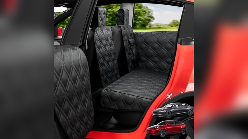 tesla model y dog hammock seat cover