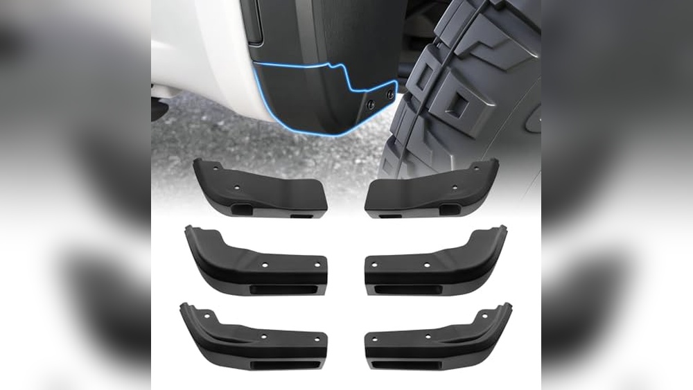 no drill mud flaps gmc sierra 1500 at4