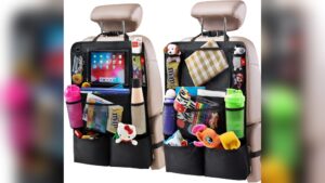 Backseat Organizer for Kids School Commute