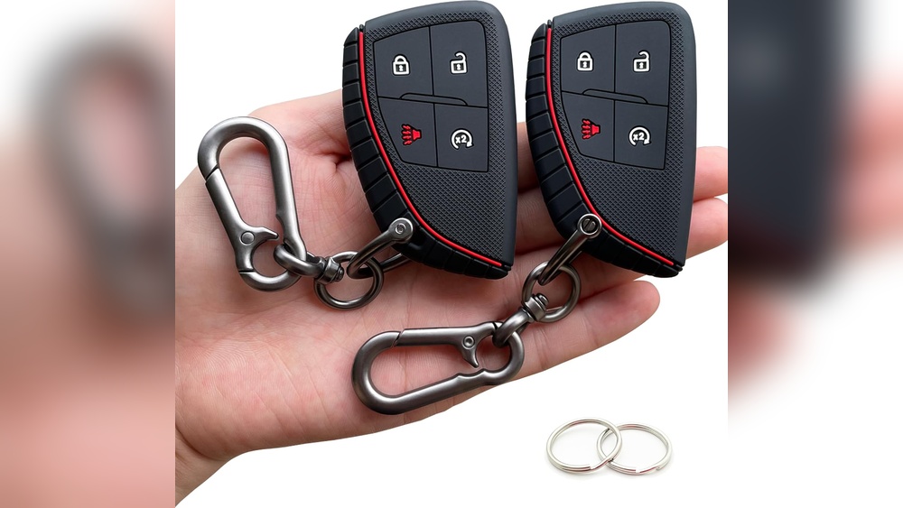 chevrolet colorado 4 button key fob cover