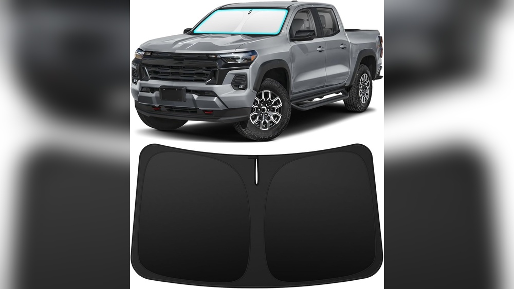 custom fit chevrolet colorado windshield sun shade
