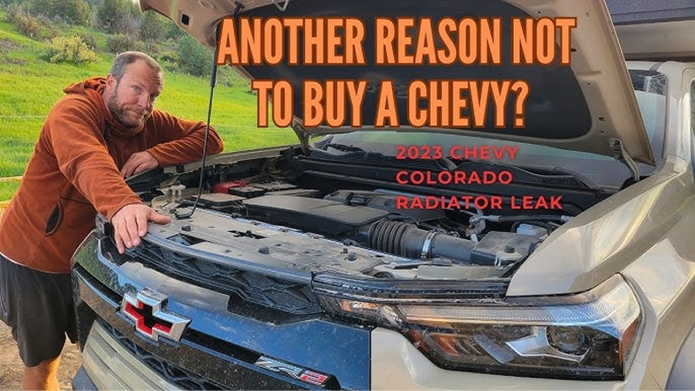 how to find a coolant leak on a chevrolet colorado