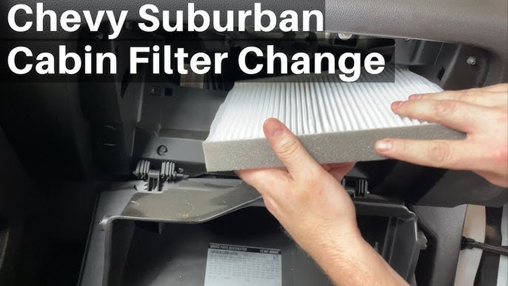 how to replace chevrolet suburban cabin air filter