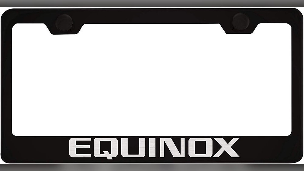 License Plate Frame for Chevrolet Equinox