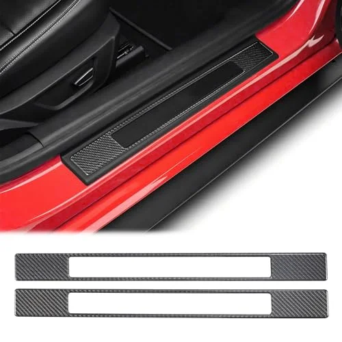 Door sill protectors for Ford Mustang