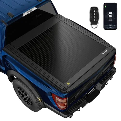 Electric Remote Retractable Hard Tonneau Cover for Ford F-150