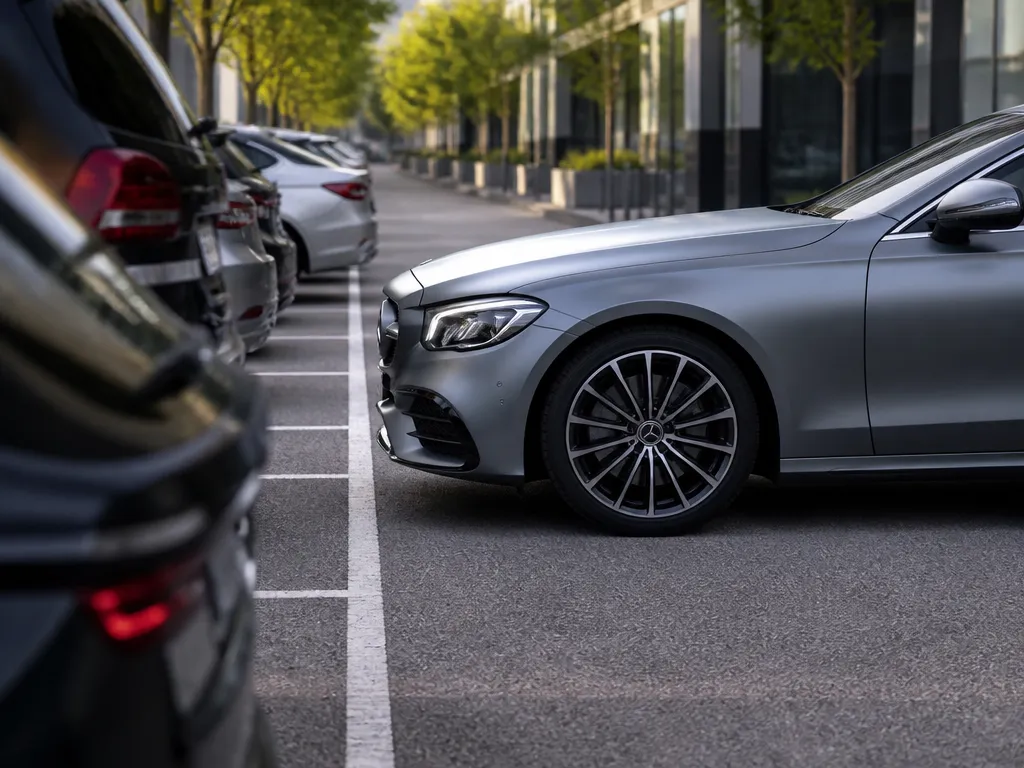 how to use parking assist Mercedes