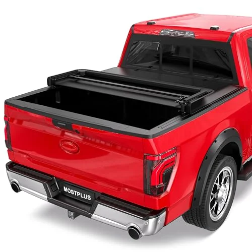 MOSTPLUS Tri-Fold Tonneau Cover for Ford F-150